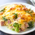 Keto Ham and Broccoli Casserole