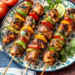 Mexican Barbecue Chicken Skewers