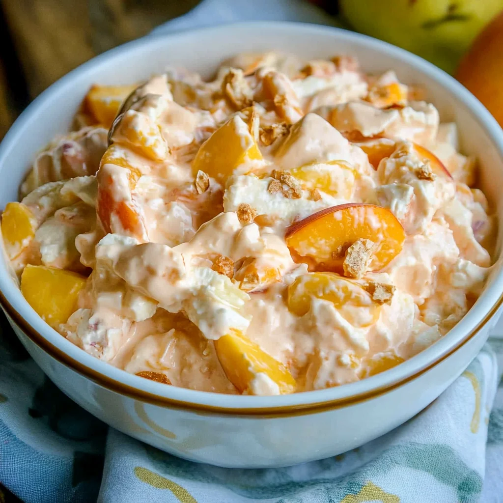 Millionaire Peach Salad Recipe