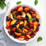 Peach Berry Fruit Salad Recipe
