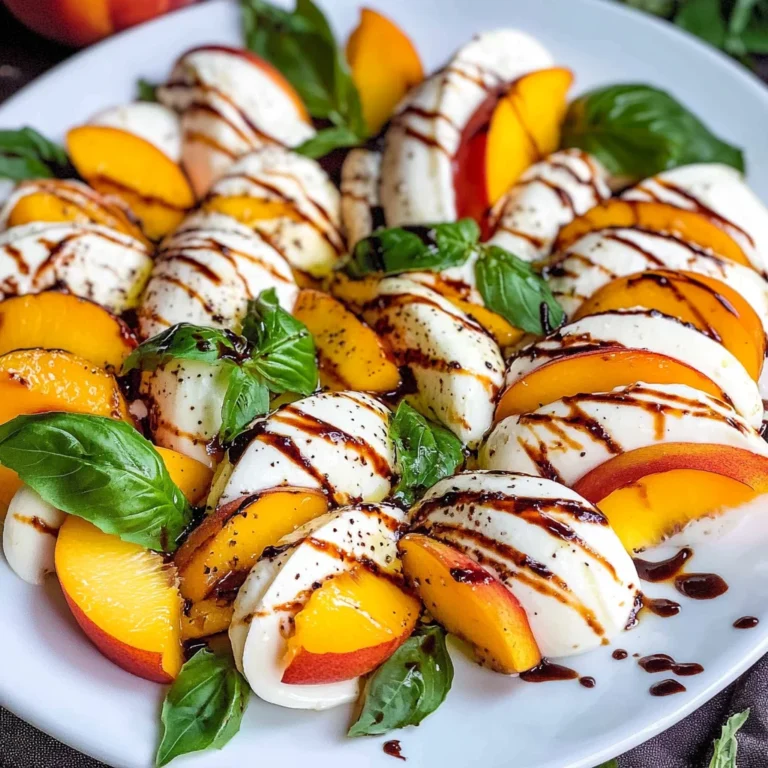 Peach Caprese Salad