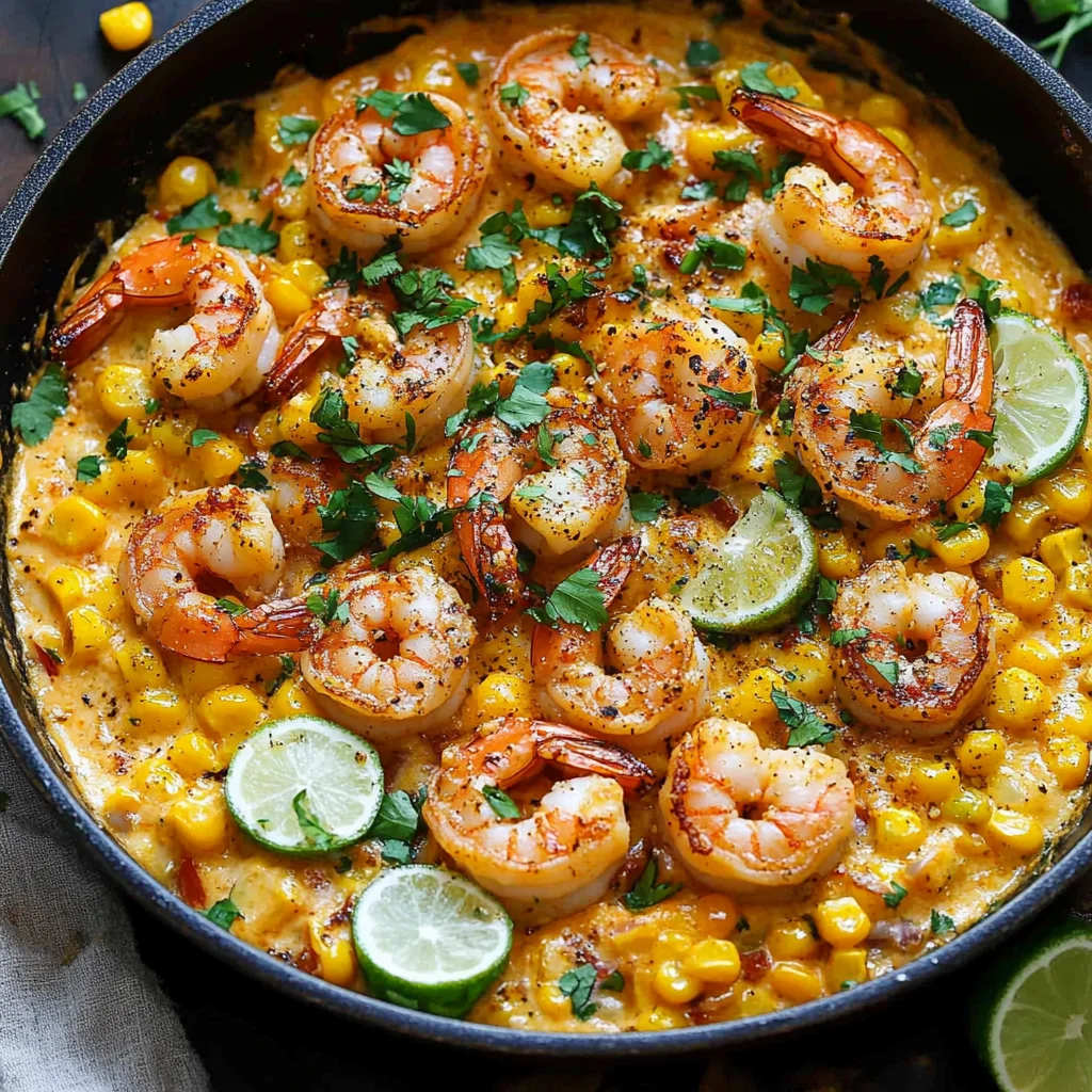 Shrimp and Creamed Corn (30 Minutes, One-Pan)