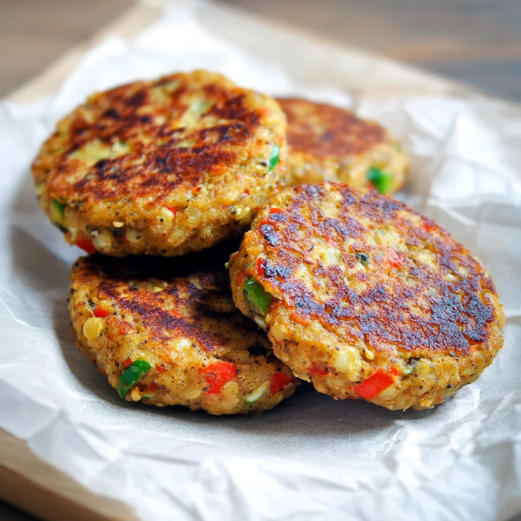 Spicy Vegan Lentil Cakes