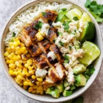 Street Corn Chicken Rice Bowl