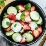 This Cucumber Strawberry Salad