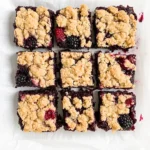 Vegan Berry Crumble Bars