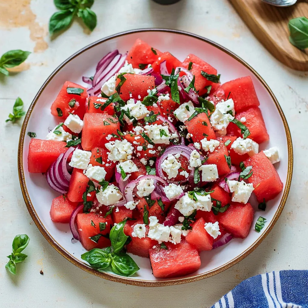 Watermelon Feta Salad