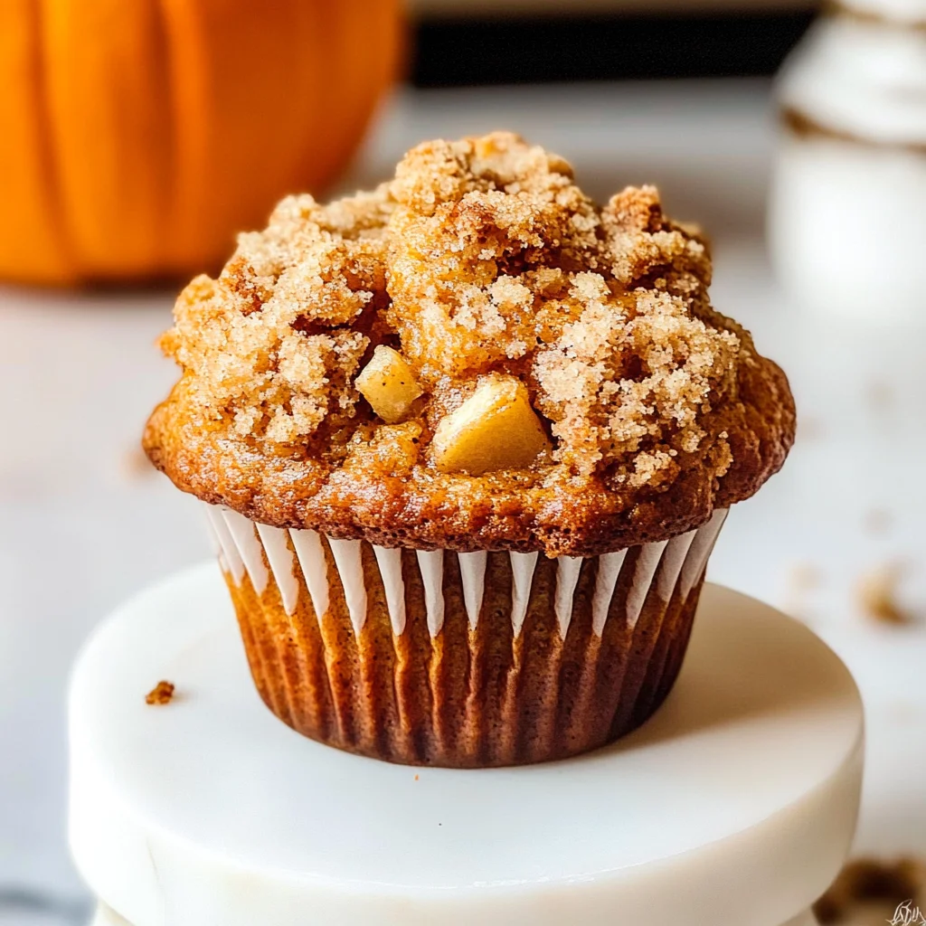Apple Pumpkin Streusel Muffins Small Batch