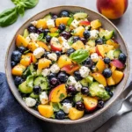Blueberry Peach Feta Salad