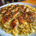 Creamy Cajun Chicken Bowtie Pasta