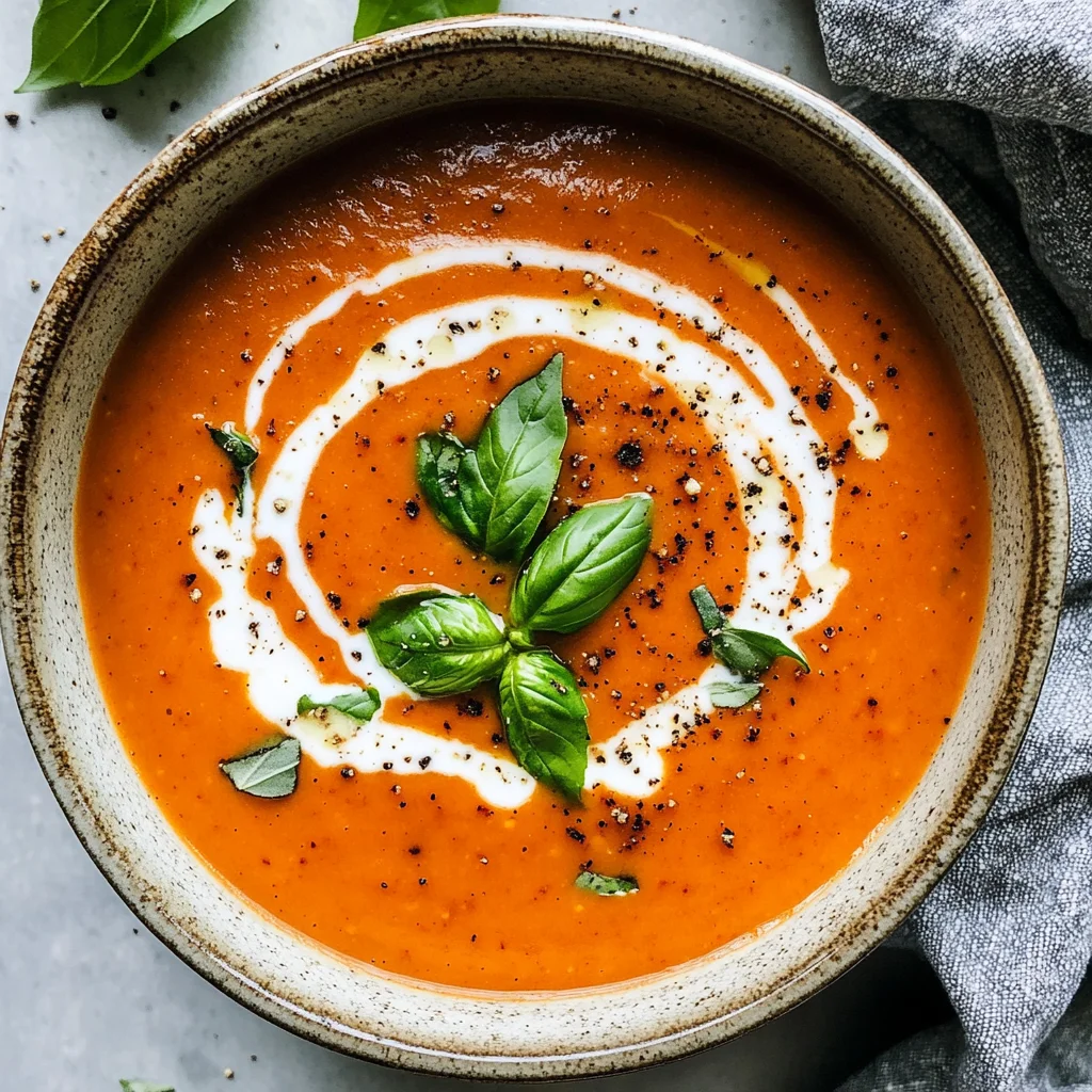 Creamy Tomato Basil Soup