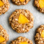 Healthy Peach Oatmeal Breakfast Cookies