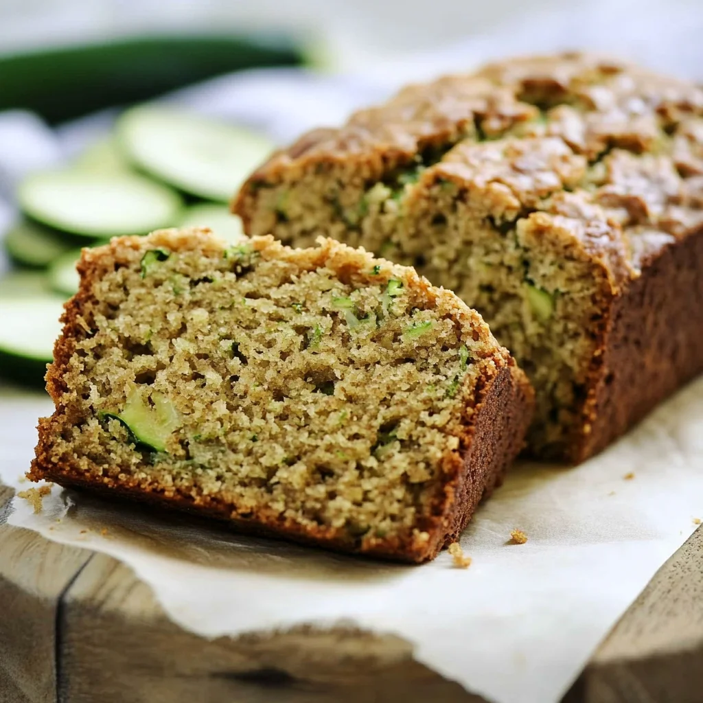 Low Sugar Zucchini Bread