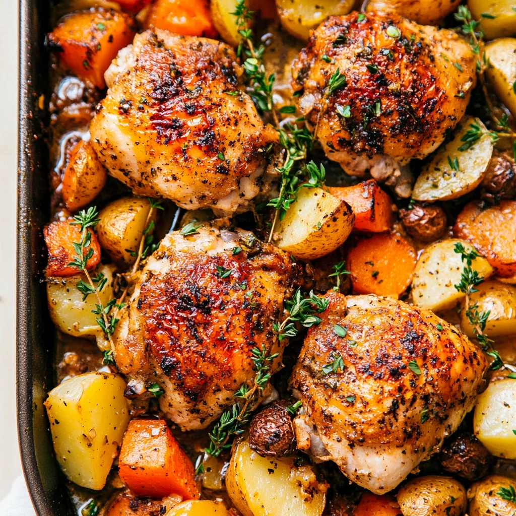 One-Pan Chicken and Potatoes