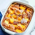 Peach Cobbler French Toast Bake