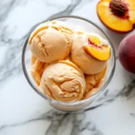 Peach Greek Frozen Yogurt