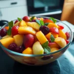 Summer Peach Fruit Salad