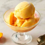 The Best Peach Sorbet Without Ice Cream Maker