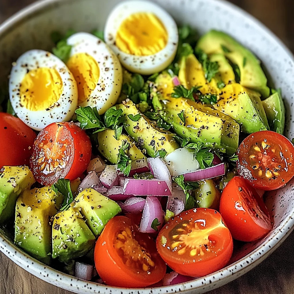 Avocado Egg Salad Bowl