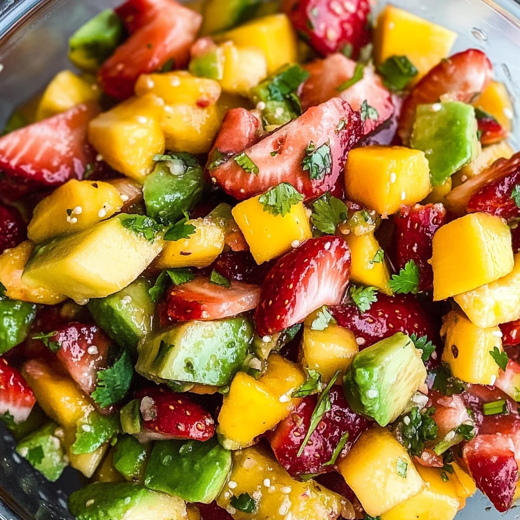 Avocado Strawberry Mango Salsa