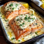 Baked Boursin Salmon – Creamy, Flavorful & Perfectly Baked