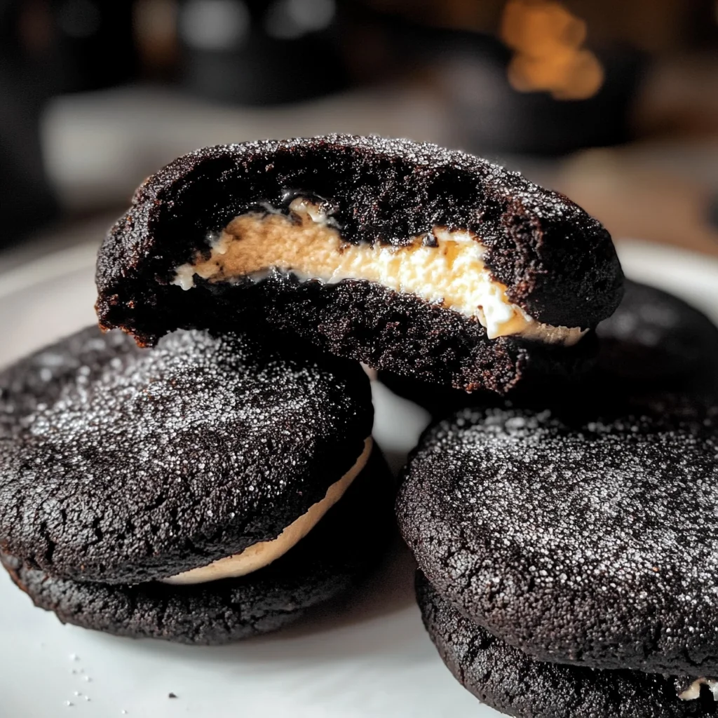 Black Velvet Cheesecake Cookies