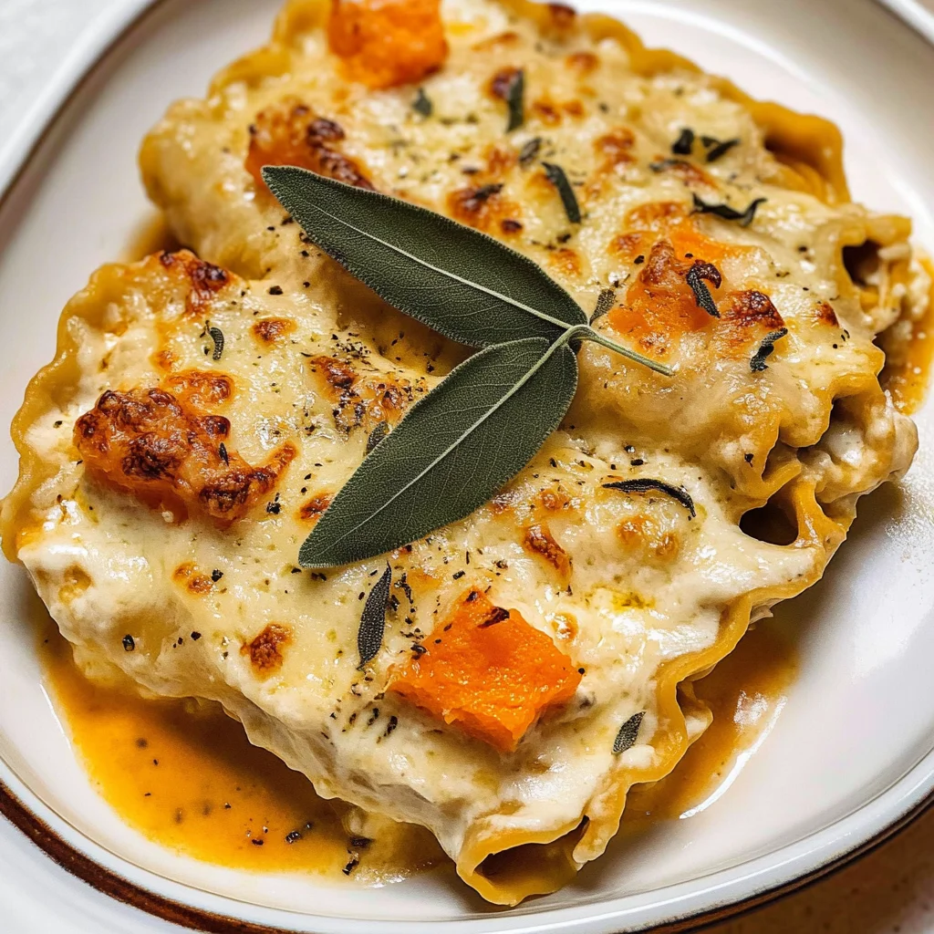 Butternut Squash Lasagna Roll Ups with Ricotta