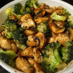 Chicken, Broccoli & Mushroom Stir-Fry