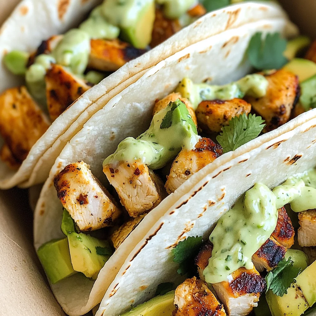 Chili Lime Chicken Tacos Recipe