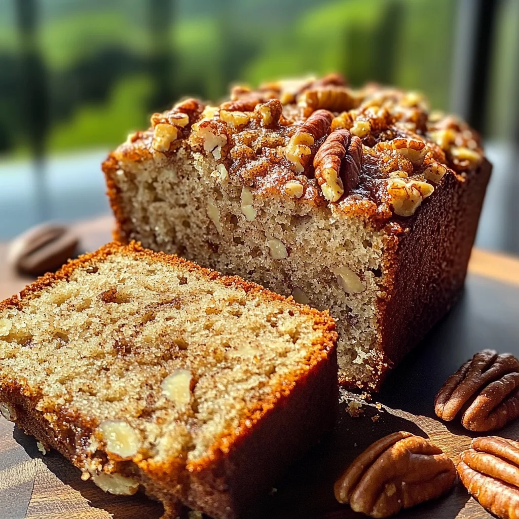 Cinnamon Sweet Alabama Pecan Bread