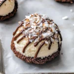 Coconut Dome with Chocolate Spread