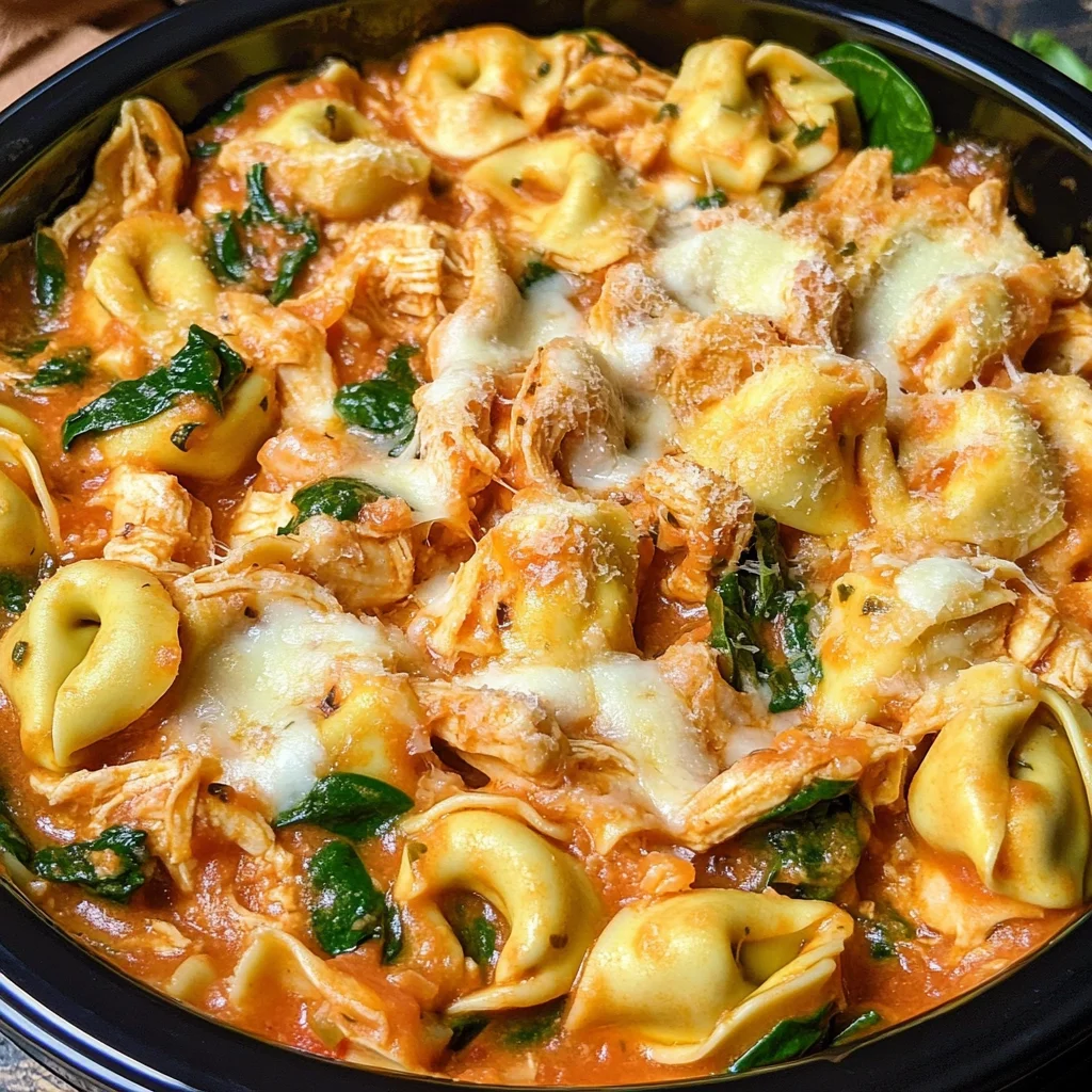 CrockPot Chicken Tortellini