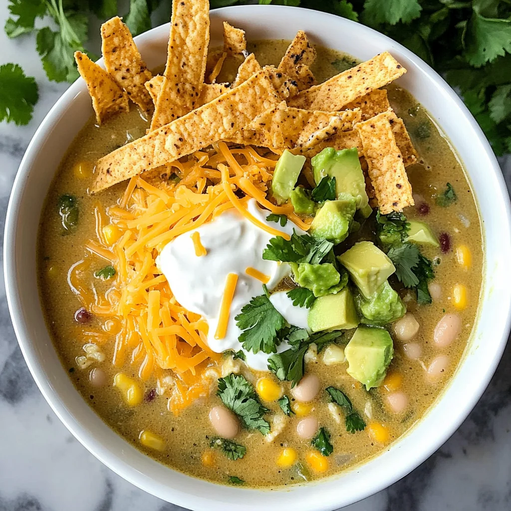 Green Enchilada Chicken Soup Recipe