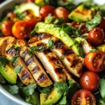 Grilled Chicken Avocado Salad