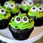 Halloween Slime Cupcakes