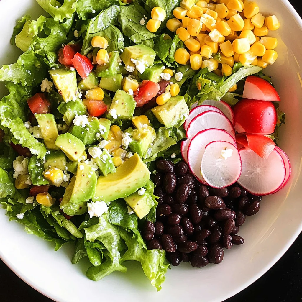 Mexican Chopped Salad with Honey-Lime Dressing
