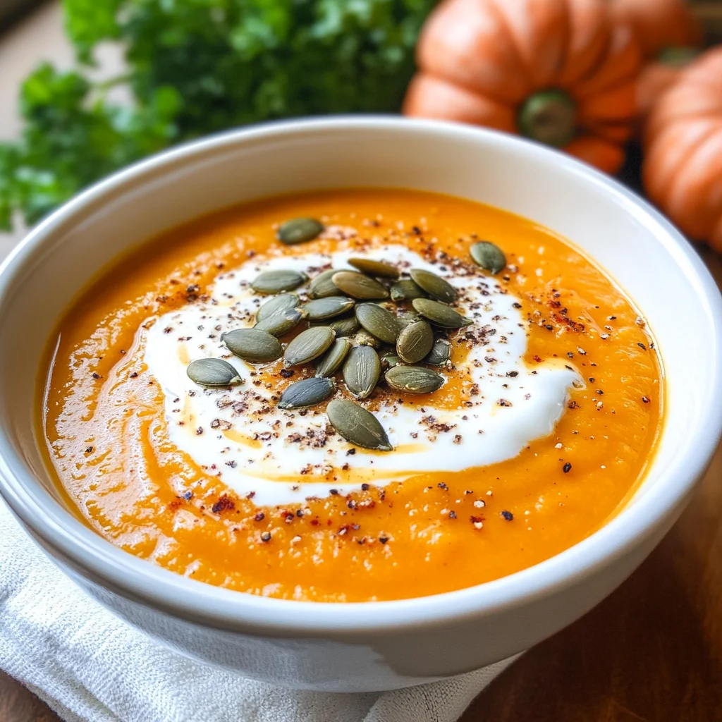 Roasted Butternut Squash and Red Pepper Soup
