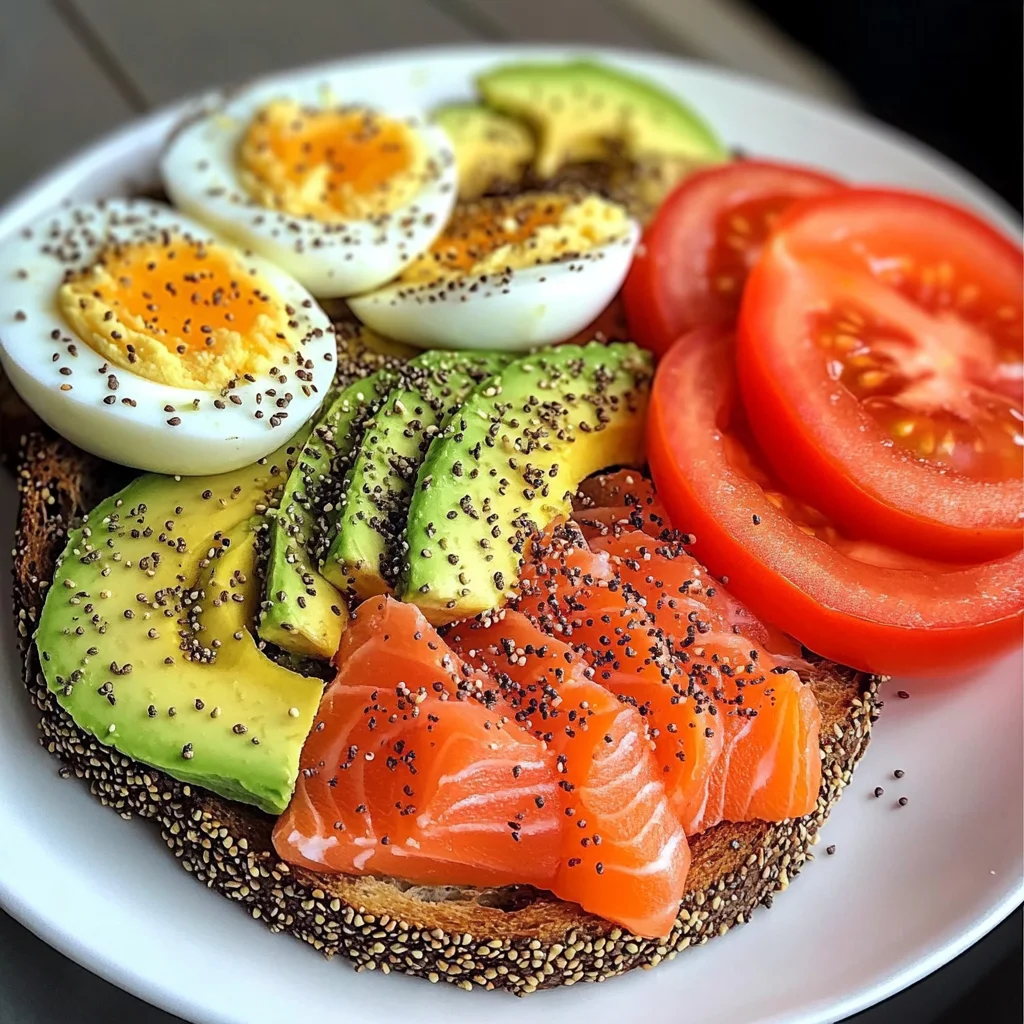 Smoked Salmon & Avocado Toast Power Plate