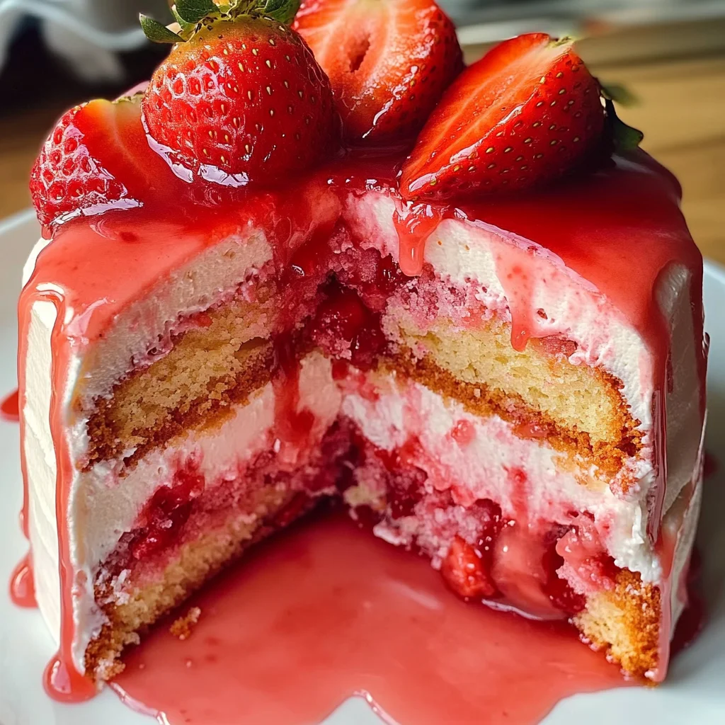 Strawberry Cream Cheese Pound Cake Recipe