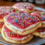Strawberry Pop Tart Sugar Cookies