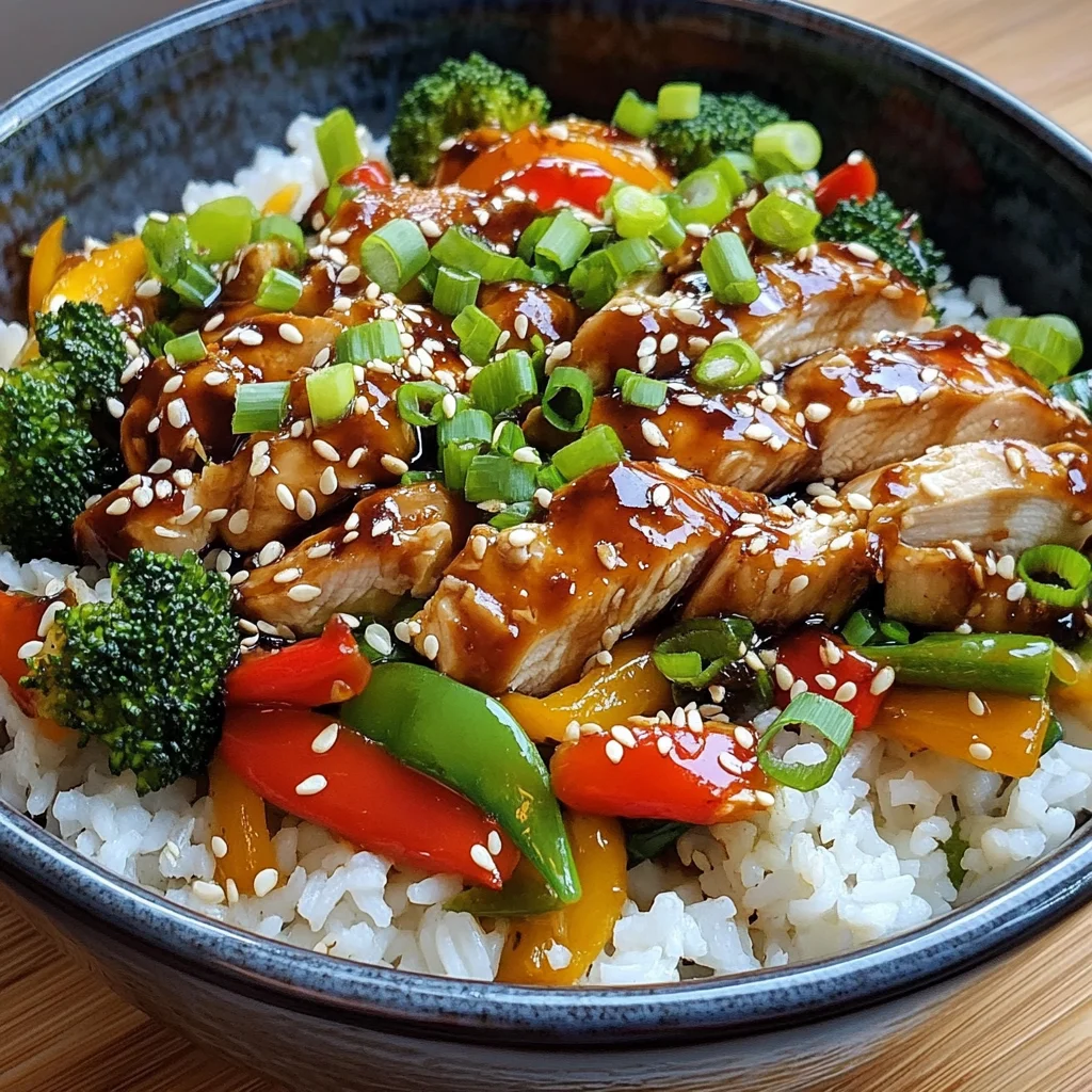 Teriyaki Chicken & Veggie Rice Bowl