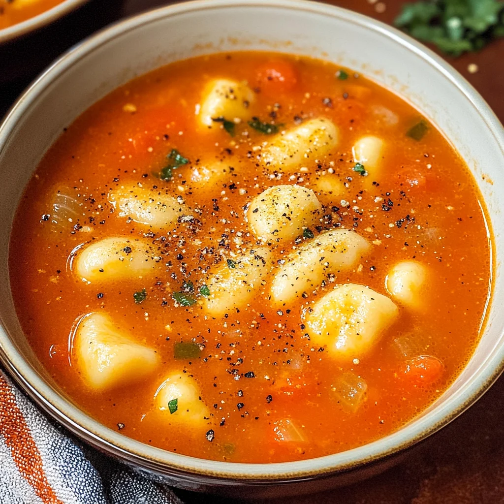 Tomato Gnocchi Soup