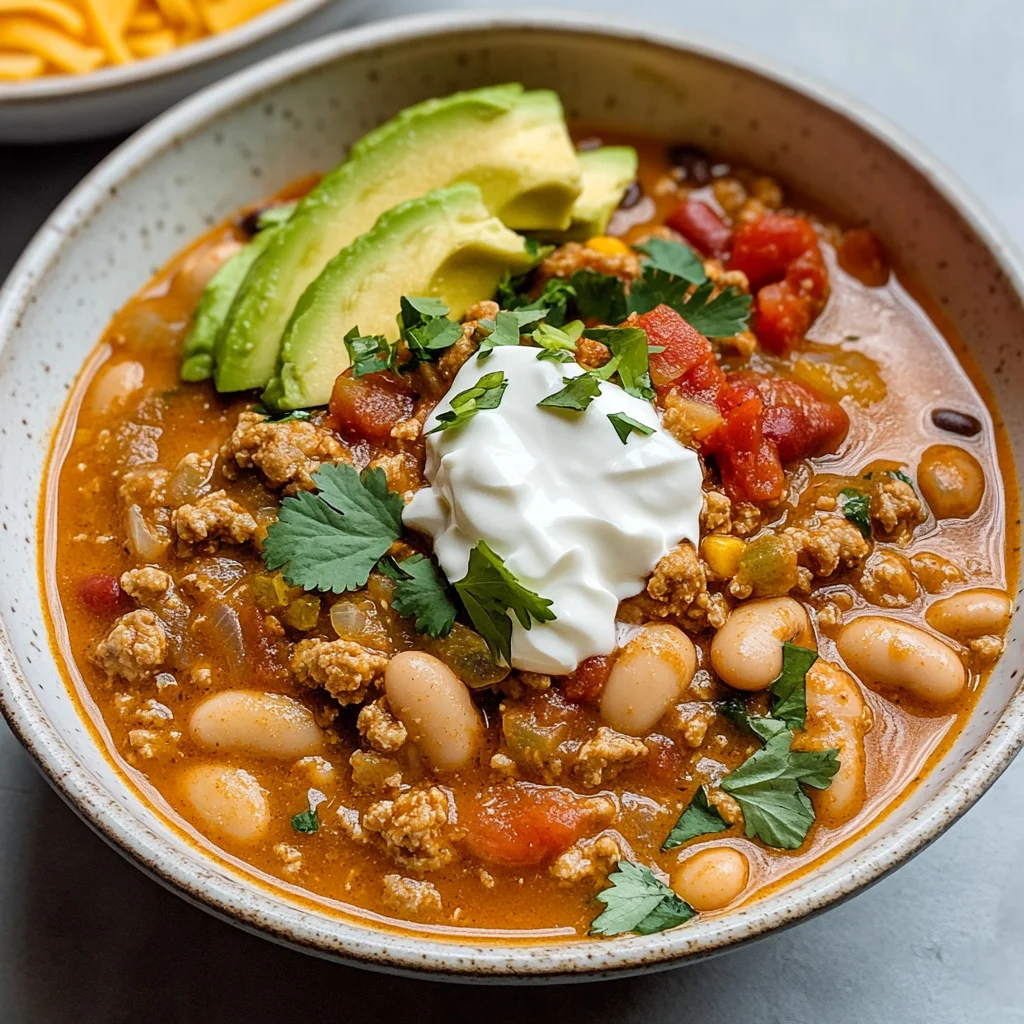 Turkey White Bean Chili