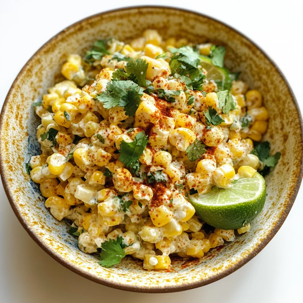 Vegan Mexican Street Corn Salad (Gluten-Free, Allergy-Free)