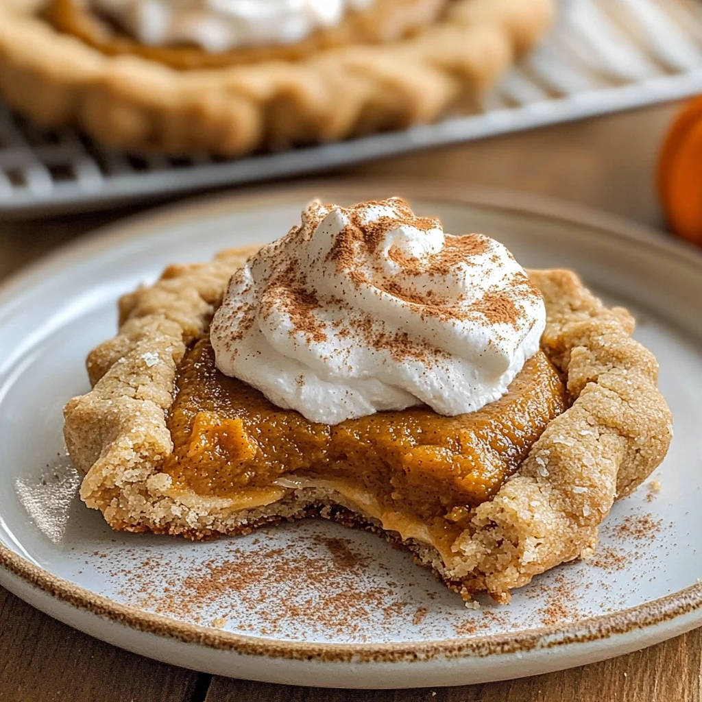 Vegan Pumpkin Pie Cookies
