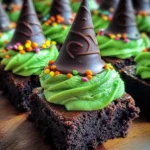 Wicked Witch Hat Brownies