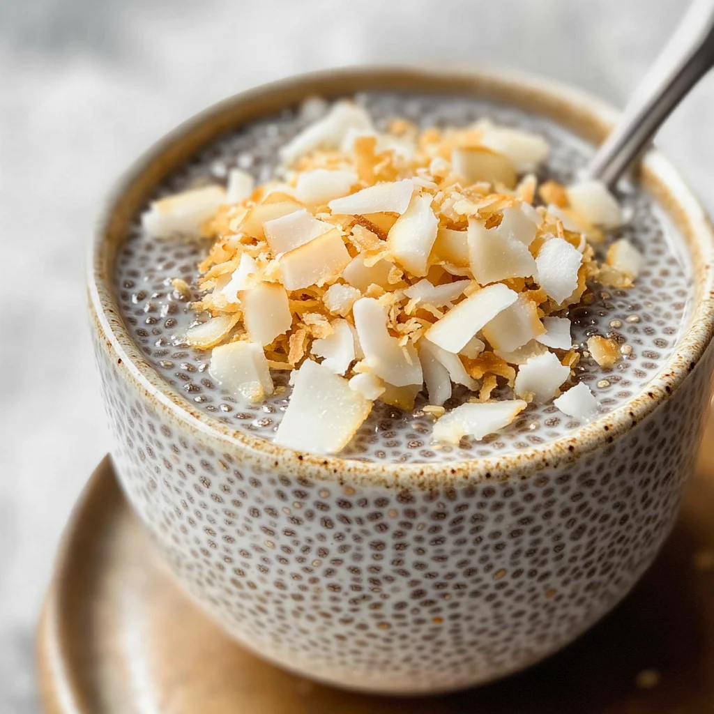 4-Ingredient Coconut Chia Pudding