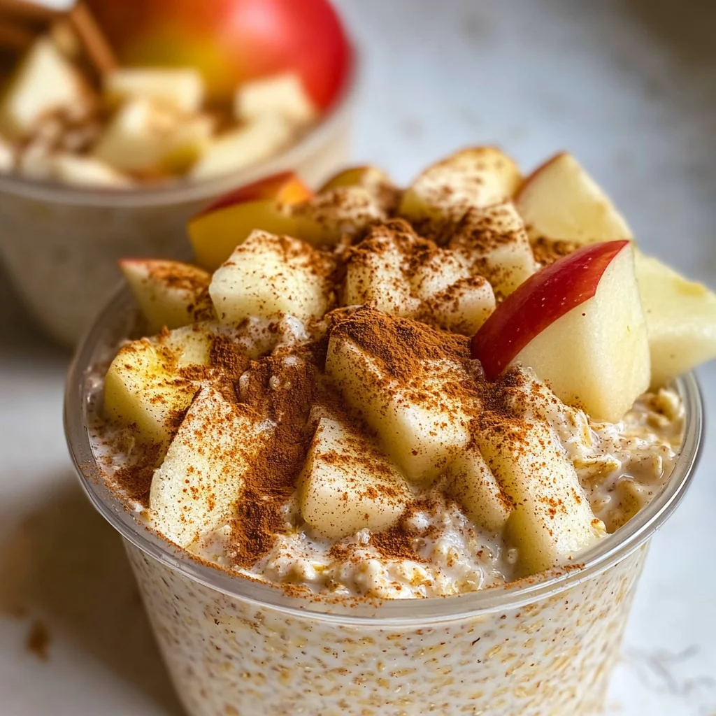 Apple Cinnamon Overnight Oats