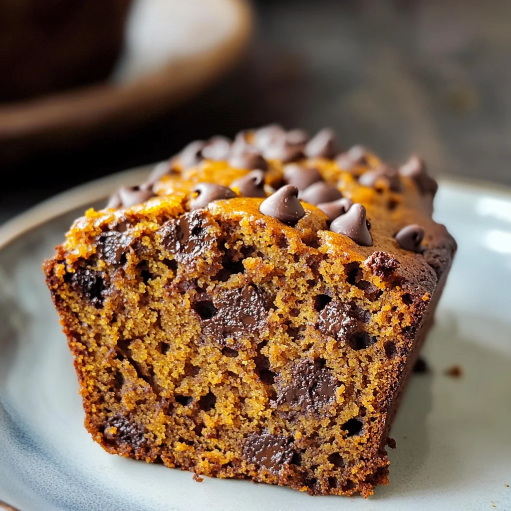 Banana Chocolate Chip Pumpkin Bread