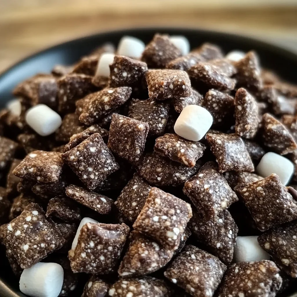 Brownie Batter Puppy Chow